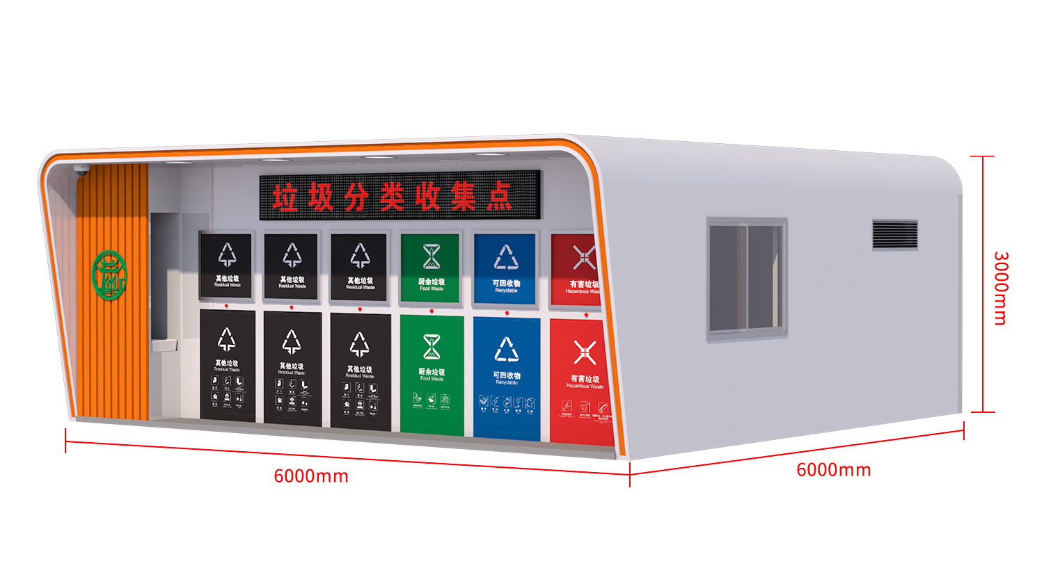 垃圾分类收集屋