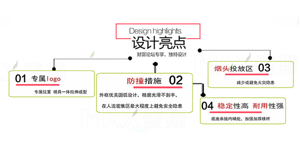 2017广州财富论坛专用果皮箱